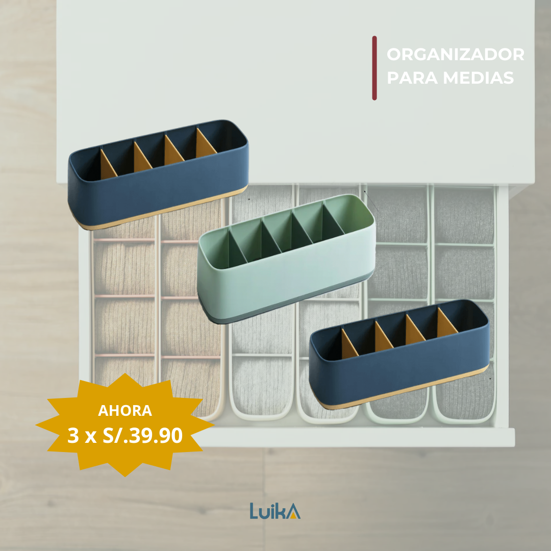 Set de 3 de Organizador para medias